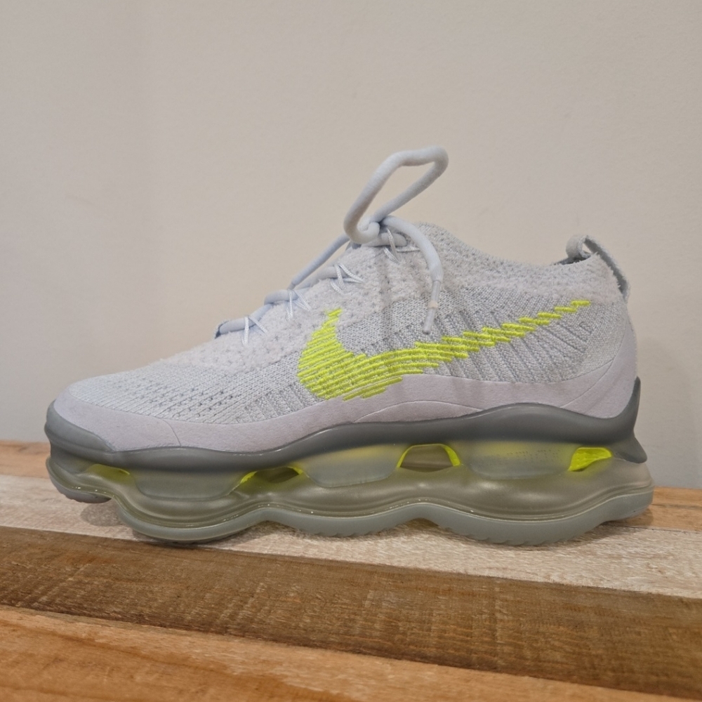 Nike Air Max Scorpion Flyknit Wmns Blue Tint Volt DJ4702-400 - Picture 3 of 12